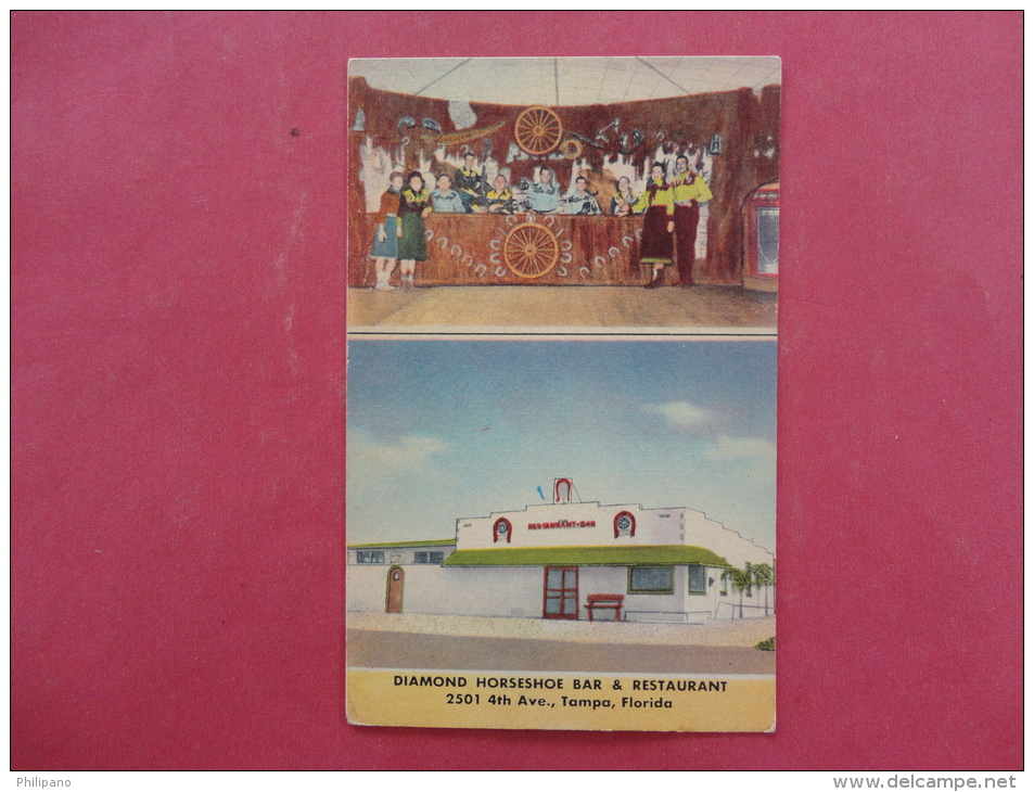 - Florida > Tampa   Diamond Horseshoe Bar & Restaurant  Linen Not Mailed  Ref 993 - Tampa