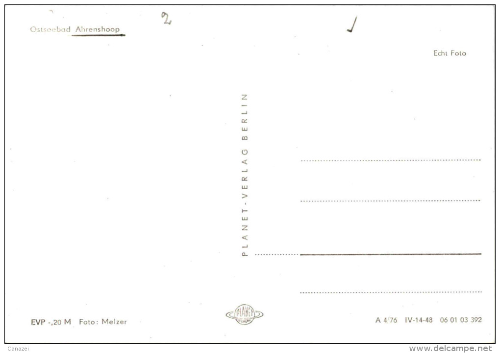 AK Ahrenshoop, Ung, 1976 - Fischland/Darss