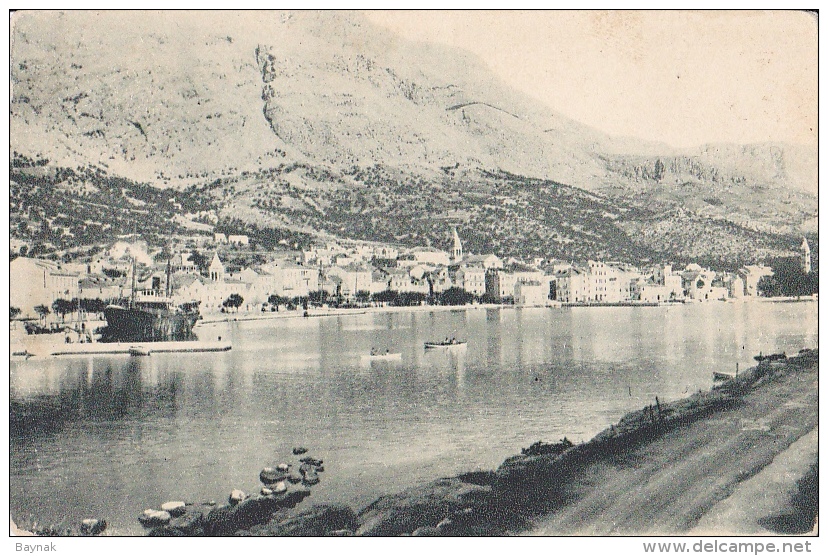 MAKARSKA 66 --  OBALA  --  SHIP, STEAMER,  1932 - Kroatien