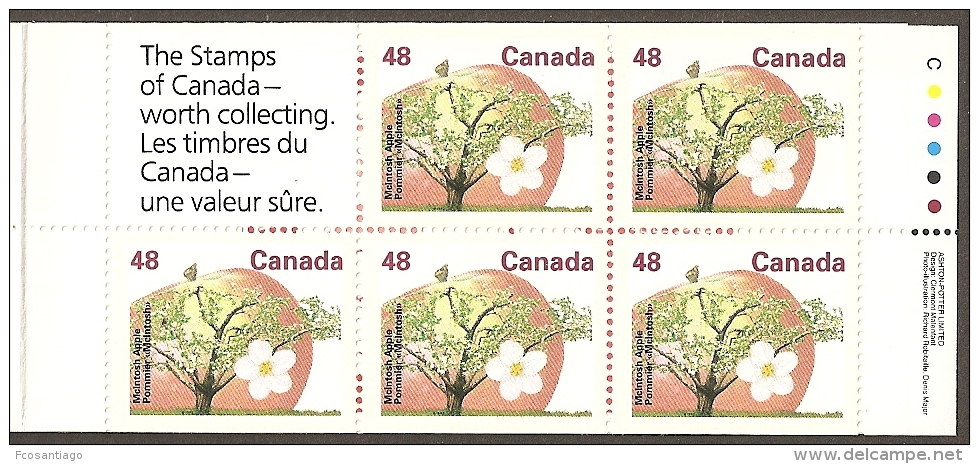 CANADA 1991 - Yvert #C1225A (carnet) - MNH ** - Cuadernillos Completos