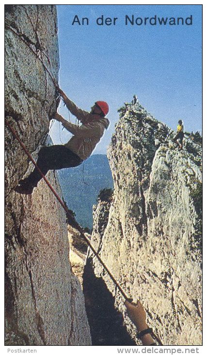 POSTKARTE GRÜSSE VON DER KAMPENWAND BEI ASCHAU BERGSTEIGER NORDWAND GIPFELKREUZ Mountain Climber Alpiniste Montagne - Klimmen