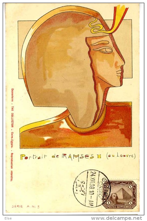 EGYPTE  PORTRAIT DE RAMSES II AU LOUVRE - Musea