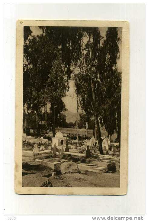 - ALGERIE . ALGER . CIMETIERE MUSULMAN D'EL KETTAR  . - Islam