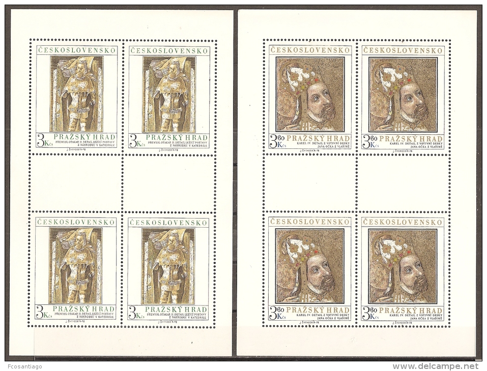 CHECOSLOVAQUIA 1978 - Yvert #2273/74 (Minipliego) - MNH ** - Nuevos