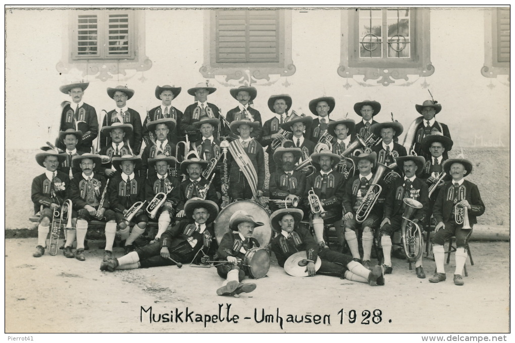 AUTRICHE - TYROL - UMHAUSEN - Musikkapelle - 1928 - Umhausen
