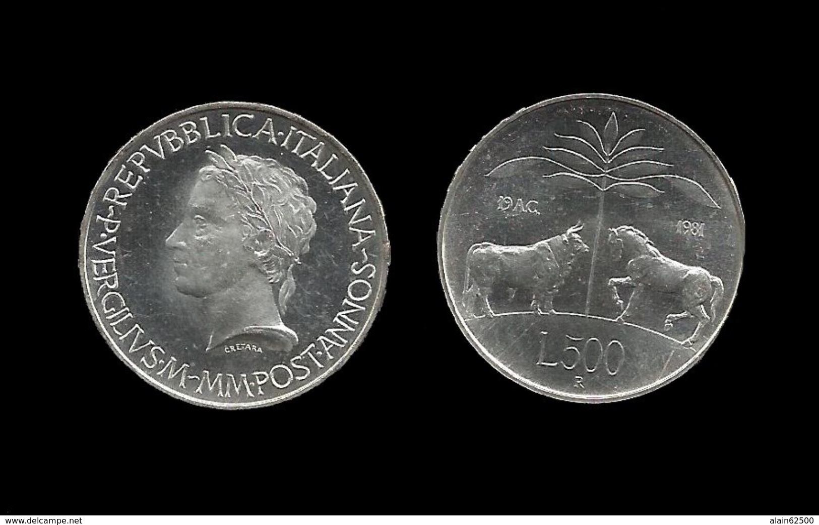 ITALIE . 500 LIRE . 1981 . - 500 Liras