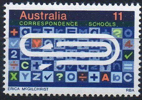 Australia 1974 11c Correspondence  Education MNH - Mint Stamps