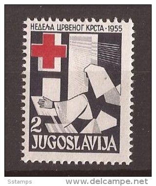 1955 X    JUGOSLAVIJA CROCE ROSSA MEDICINA NURSE INFERMIERE   MNH - Bienfaisance