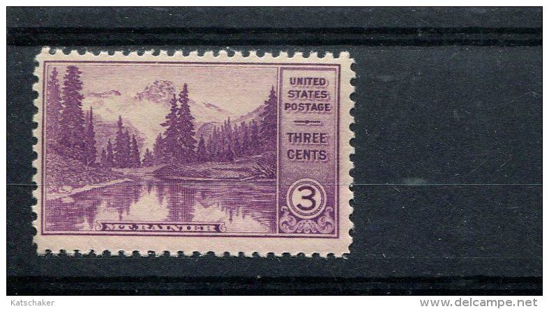 219768078 USA Met Scharnier Hinged Mit Falz SCOTT 742 National Parks - Ungebraucht