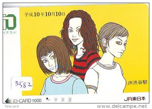 Carte Prépayée  Japon * TRAIN * IO * CARD  (3582) Japan Prepaid Card * ZUG * Karte * TREIN * JR * - Eisenbahnen