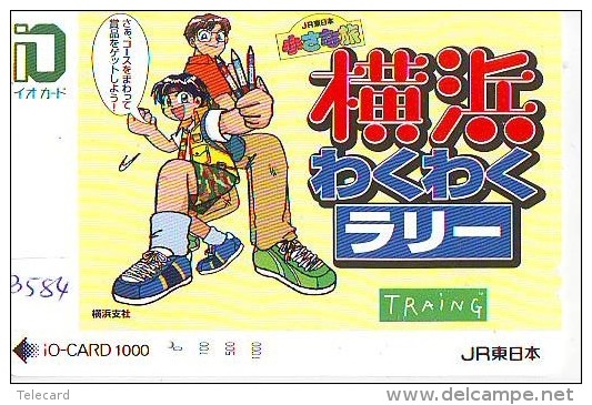 Carte Prépayée  Japon * TRAIN * IO * CARD  (3584) Japan Prepaid Card * ZUG * Karte * TREIN * JR * - Trains