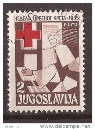 1955 X    JUGOSLAVIJA CROCE ROSSA MEDICINA NURSE INFERMIERE PORTO  USED - Used Stamps