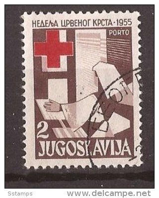 1955 X    JUGOSLAVIJA CROCE ROSSA MEDICINA NURSE INFERMIERE PORTO  USED - Used Stamps