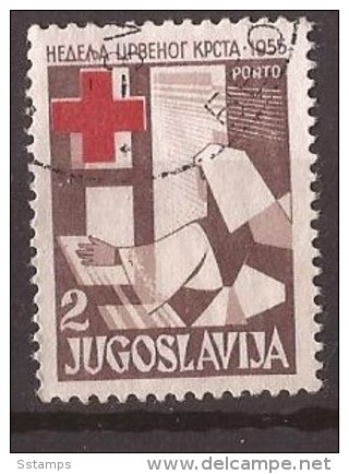 1955 X    JUGOSLAVIJA CROCE ROSSA MEDICINA NURSE INFERMIERE PORTO  USED - Used Stamps