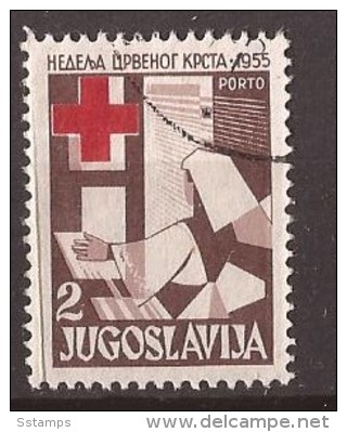 1955 X    JUGOSLAVIJA CROCE ROSSA MEDICINA NURSE INFERMIERE PORTO  USED - Used Stamps