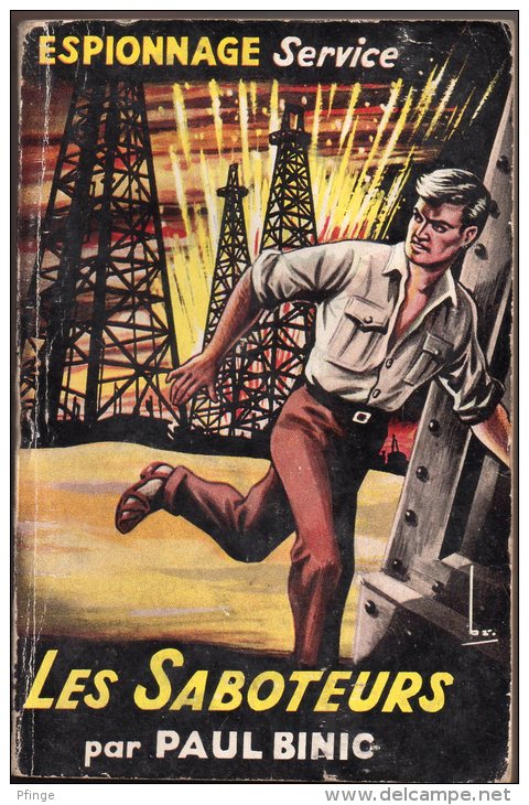 Les Saboteurs Par Paul Binic - Espionnage Service (SEG) Recueil N°5, 1959-1960 - Couverture : Brantonne - Otros & Sin Clasificación