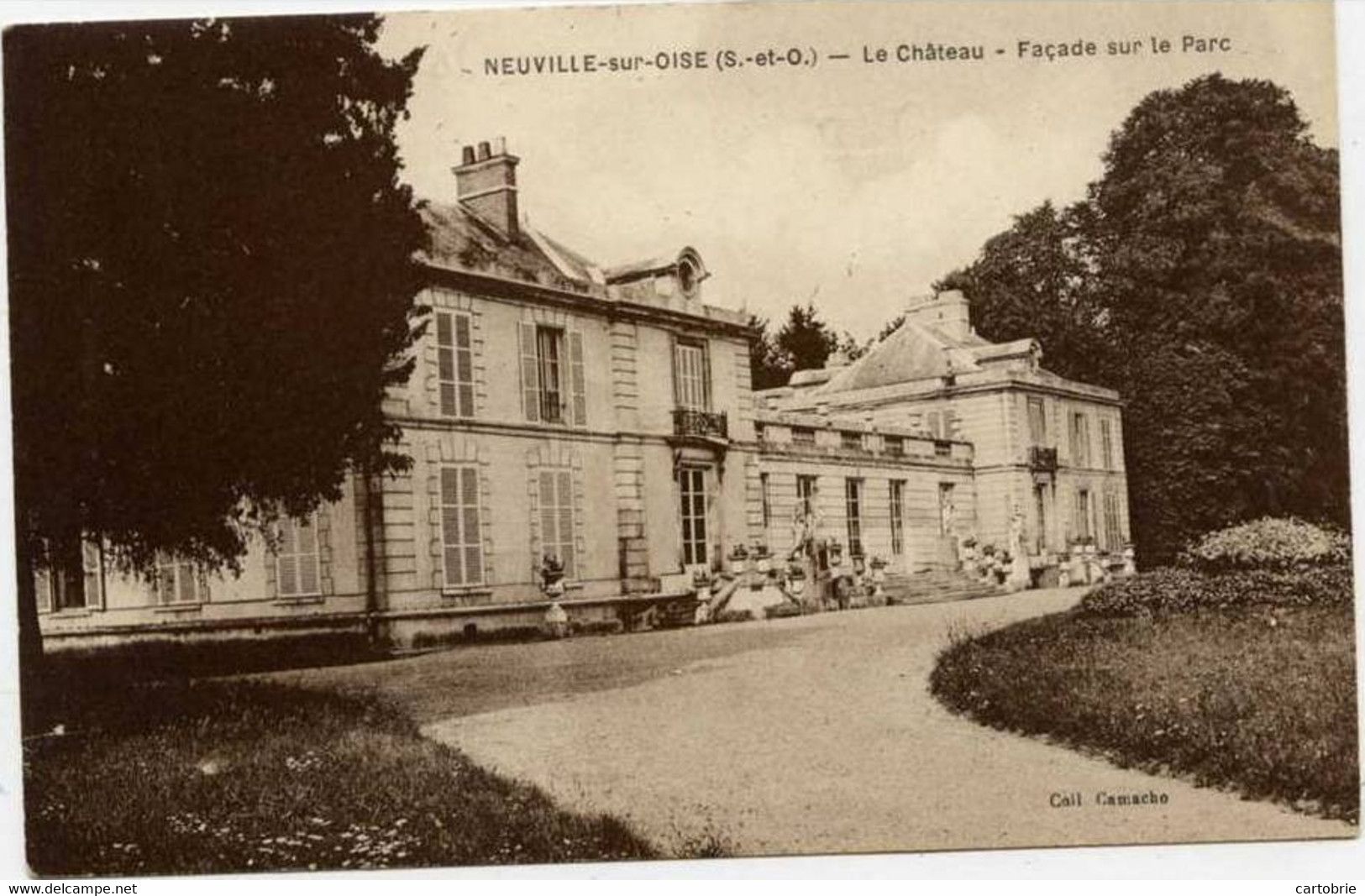 Dépt 95 - NEUVILLE-SUR-OISE - Le Château - Façade Sur Le Parc - Neuville-sur-Oise