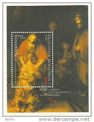 BULGARIA \ BULGARIE - 2006 - 400 An. Rembrandt - Bl Obl. - Rembrandt