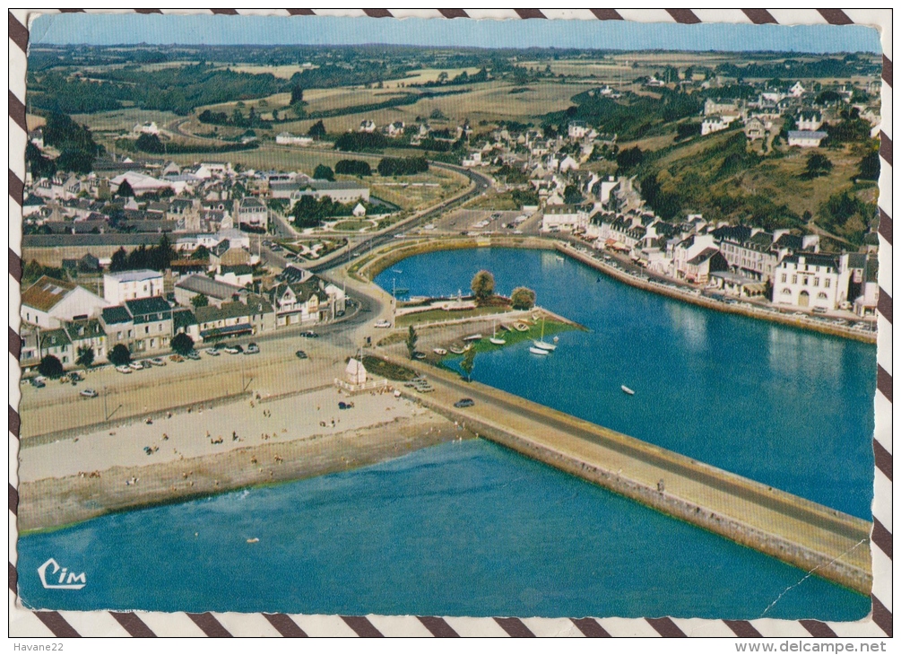 3AD33 BINIC VUE AERIENNE ARRIERE PORT 2 SCANS Pliure Coin - Binic