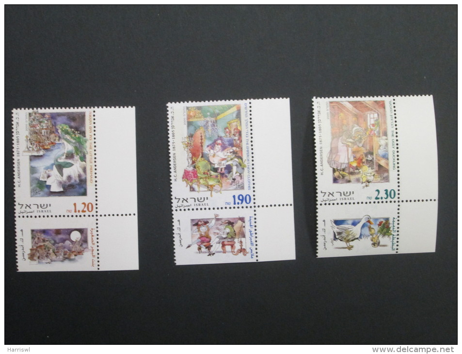 ISRAEL 2000 MINT TABS HANS CHRISTIAN ANDERSON FAIRY TAILS - Ungebraucht (mit Tabs)