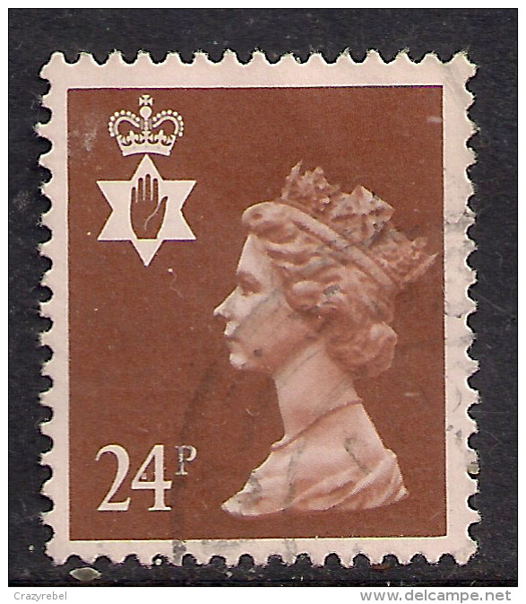 Northern Ireland 1991 QE2 24p Chestnut SG N158.( L22 ) - Irlanda Del Norte