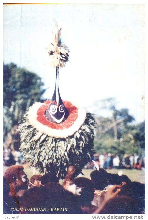 (618) Papua New Guinea - Papaousie Nouvelle Guinee - Tolai Tumbuan Mask - Papua Nuova Guinea