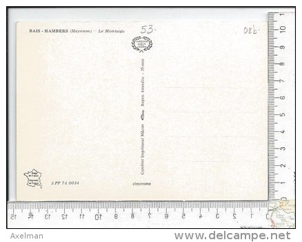 CPM, BAIS- HAMBERS: Le Montaigu - Bais