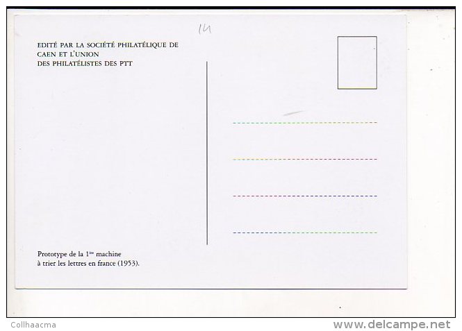 *14  Cabourg - Mécaphil 96 / Prototype De La 1ere Machine à Trier Les Lettres En France / Edité Soc. Phil. De Caen PTT - Cabourg