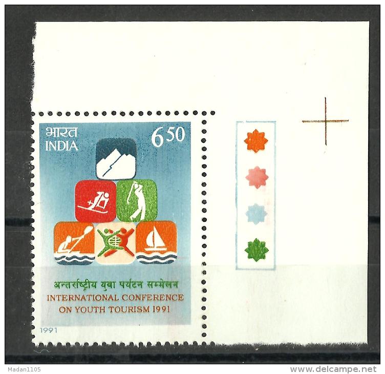 INDIA, 1991, International Conference On Youth Tourism, New Delhi, With Traffic Lights, MNH, (**) - Ungebraucht
