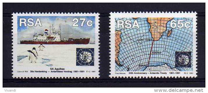 South Africa - 1991 - 30th Anniversary Of Antarctic Treaty - MNH - Ongebruikt