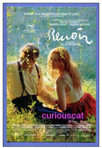 MOVIE FILM ADVERTISMENT POSTER POSTCARD For The Film RENOIR Mit MICHEL BOUQET And CHRISTA THERET Et VINCENT ROTTIERS - Manifesti Su Carta