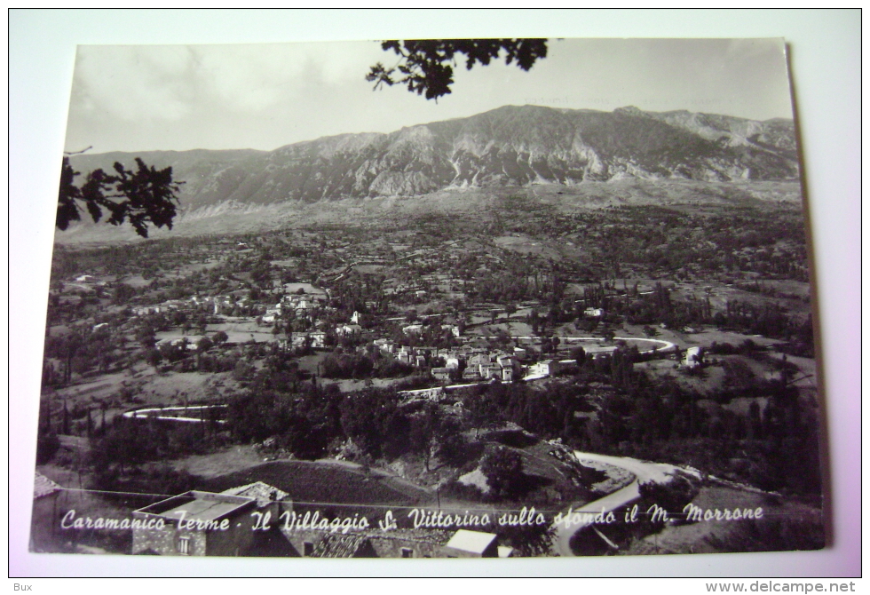 CARAMANICO   TERME    VILLAGGIO  S. VITTORINO   PESCARA  ABRUZZO   VIAGGIATA COME DA FOTO  FORSE BORDO RIFILATO DI P *** - Pescara