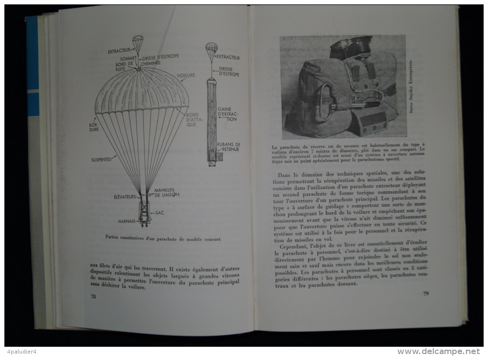 Aviation Parachutisme Sportif LES HOMMES VOLANTS Bud SELLICK 1964 Pierre HENNEGUIER - Flugzeuge