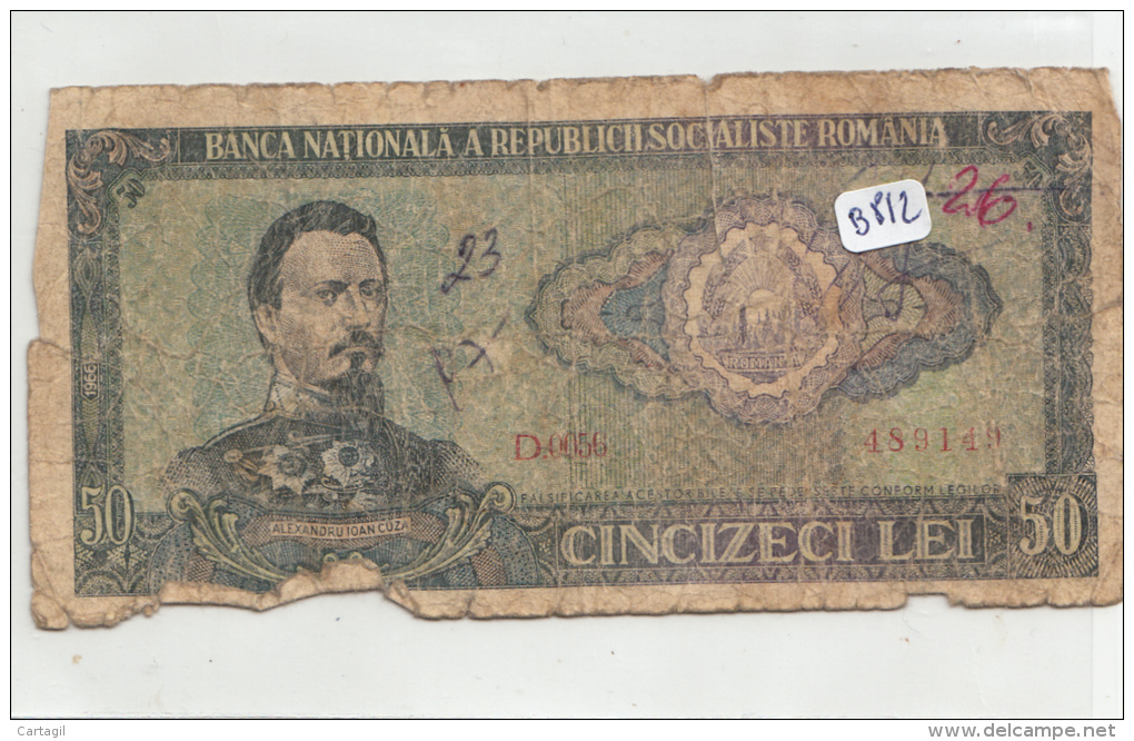 Billets - B812-  Roumanie   - Billet   ( Type, Nature, Valeur, état... Voir 2 Scans) - Romania