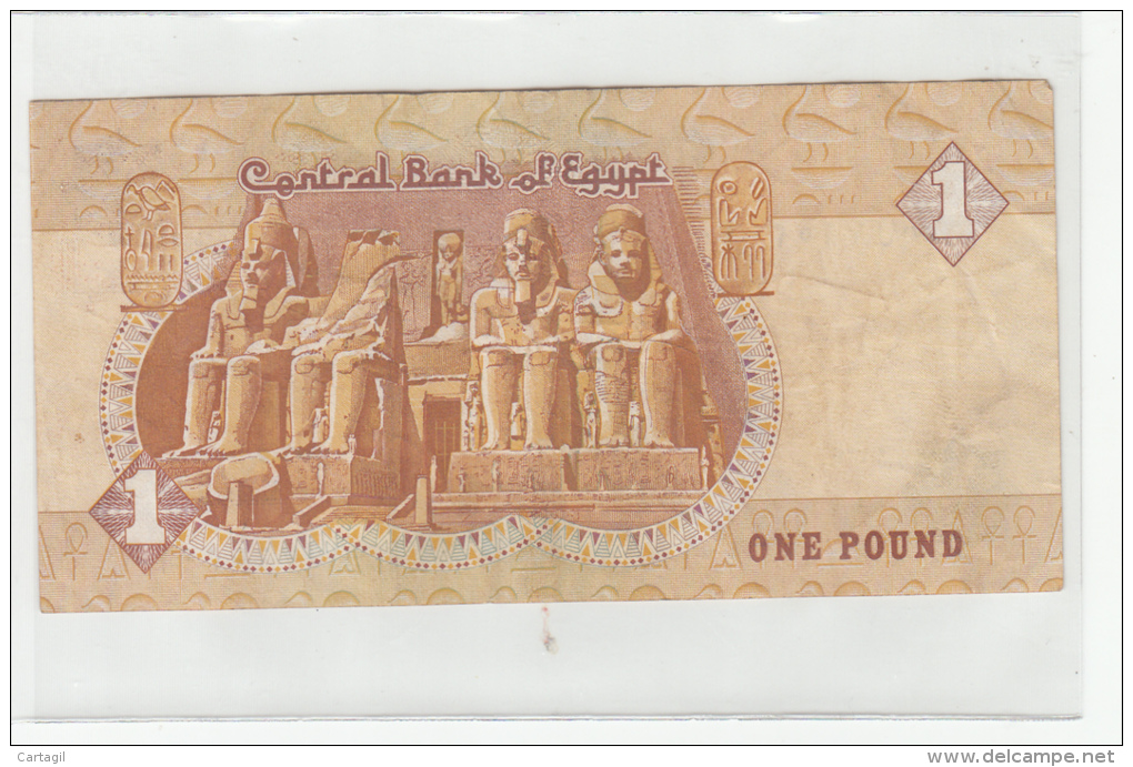 Billets - B820 -  Egypte   - Billet   ( Type, Nature, Valeur, état... Voir 2 Scans) - Egipto