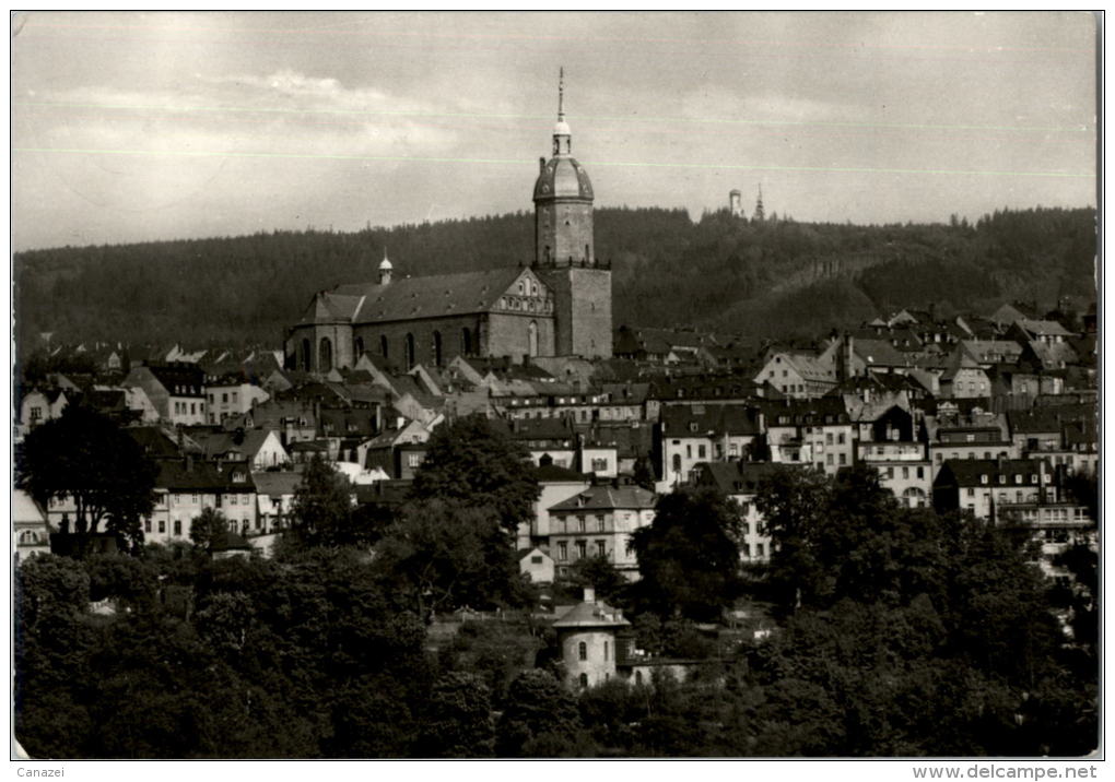 AK Annaberg-Buchholz, Pöhlberg, St. Annenkirche, Gel, 1977 - Annaberg-Buchholz