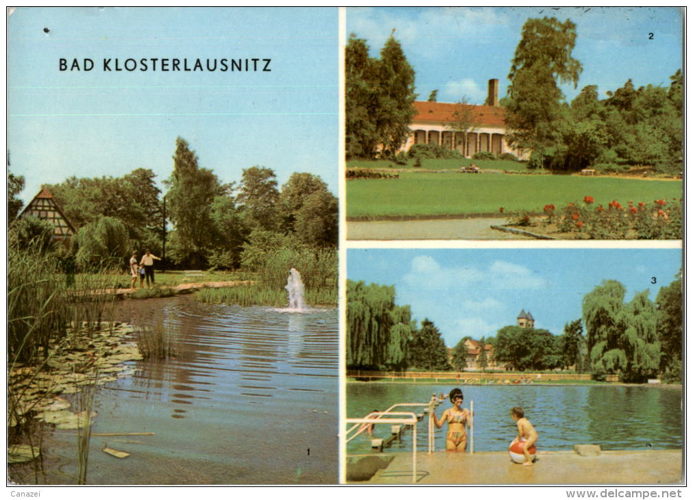 AK Bad Klosterlausnitz, Kurpark, Moorbad, Bad, Gel, 1974 - Bad Klosterlausnitz