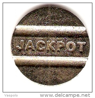 JACKPOT TOKEN,JETON,GETTONE - Casino