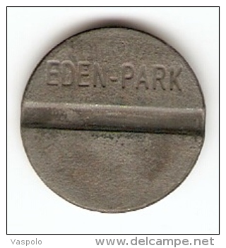 EDEN PARK TOKEN,JETON,GETTONE - Ohne Zuordnung