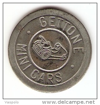 MINI CARS TOKEN,JETON,GETTONE - Unclassified