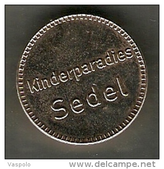 CHILDREN'S PARADISE,KINDERPARADIES SEDEL TOKEN VERY NICE VINTAGE TOKEN,JETON,GETTONE - Other & Unclassified