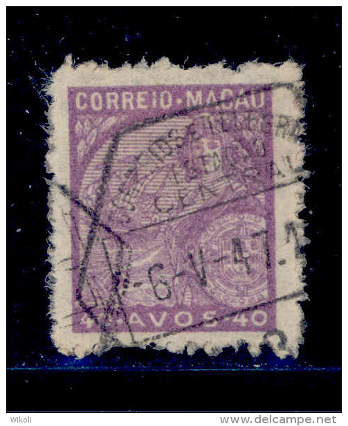 ! ! Macau - 1942 Padroes 40 A - Af. 324 - Used - Oblitérés