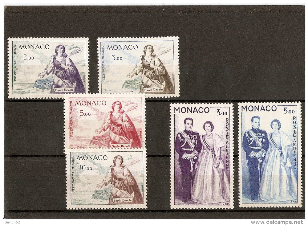 MONACO  POSTE AERIENNE N 73/78    Neuf  ** - Poste Aérienne