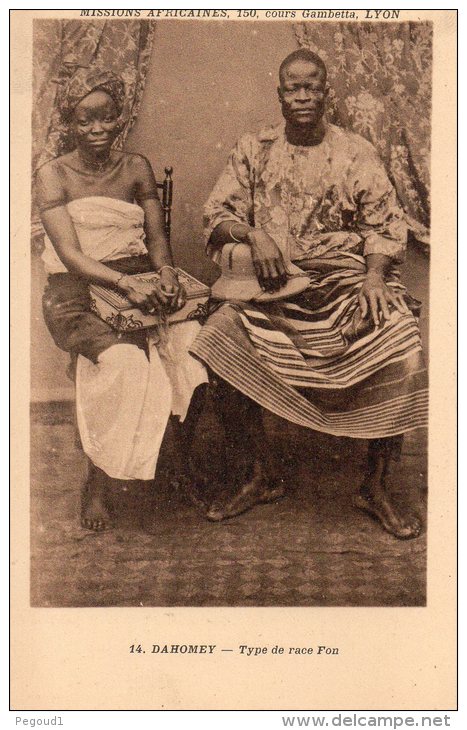 DAHOMEY. BENIN.  TYPE DE RACE  FON  Achat Immédiat - Benin