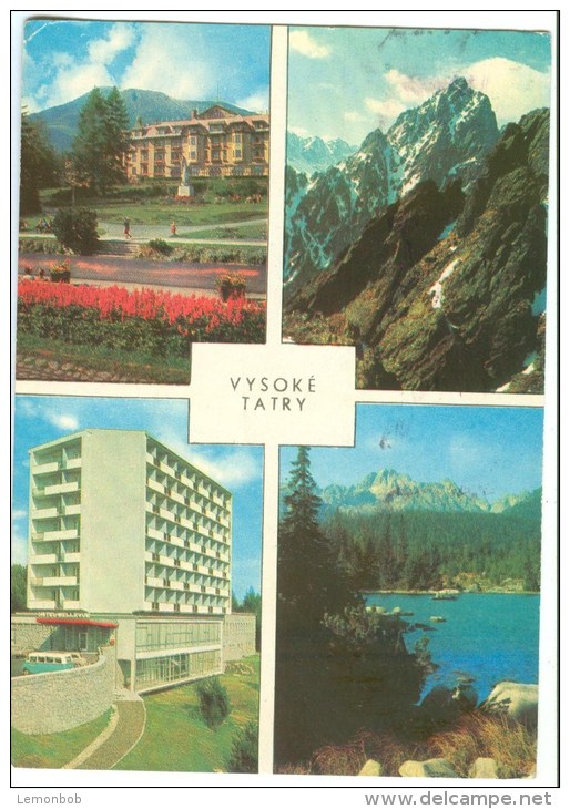 Slovakia, VYSOKE TATRY, 1968 Used Postcard [13979] - Slovakia