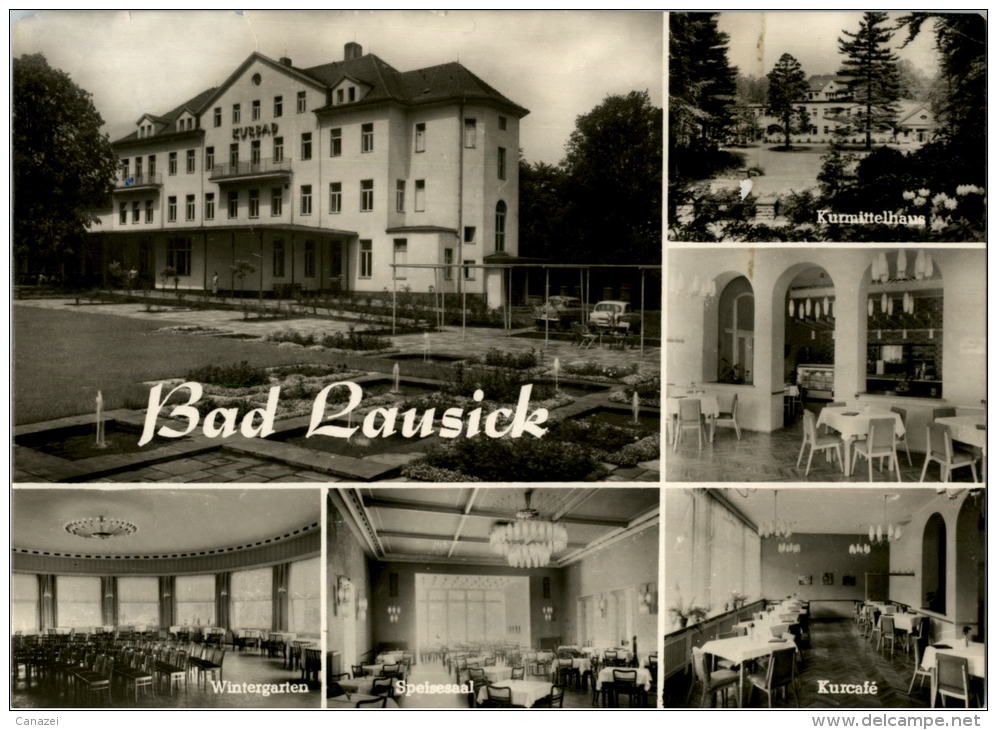 AK Bad Lausick, Wintergarten, Speisesaal, Kurcafé, Gel, 1969 - Bad Lausick