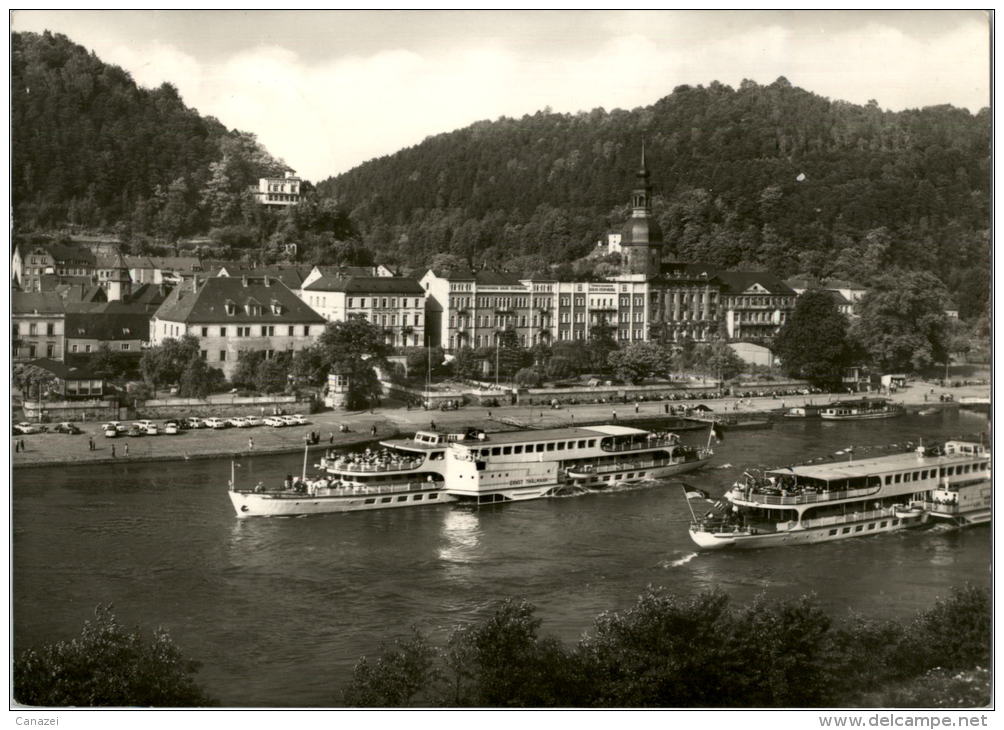 AK Bad Schandau, Gel, 1972 - Bad Schandau