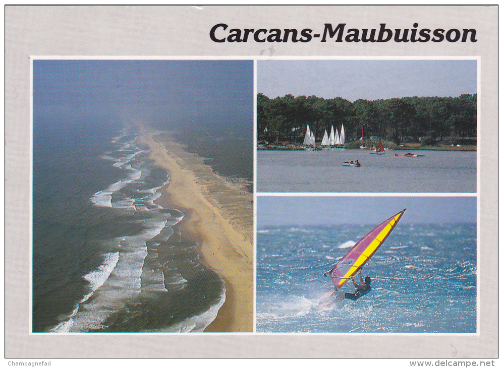 CARCANS-MAUBUISSON 33, MULTI-VUES, LAC, OCEAN, FORÊT, VOILE, PLANCHES, SURF - Carcans