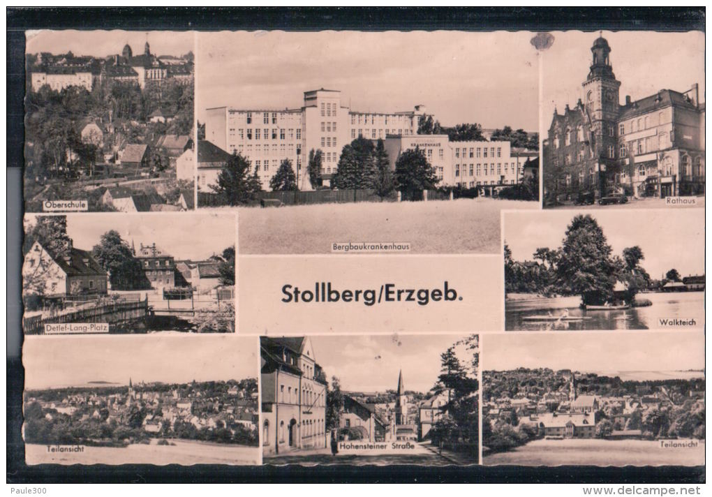 Stollberg Im Erzgebirge - Mehrbildkarte - DDR - Stollberg (Erzgeb.)