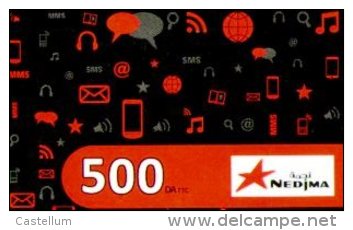 TELECARTE NEDJMA 500 DINARS - Algerije